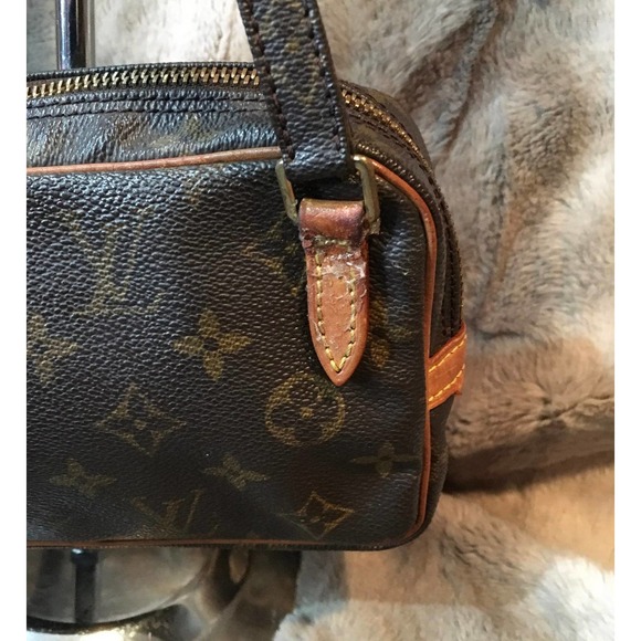 Louis Vuitton Brown Monogram vintage Clutch - Picture 5 of 12
